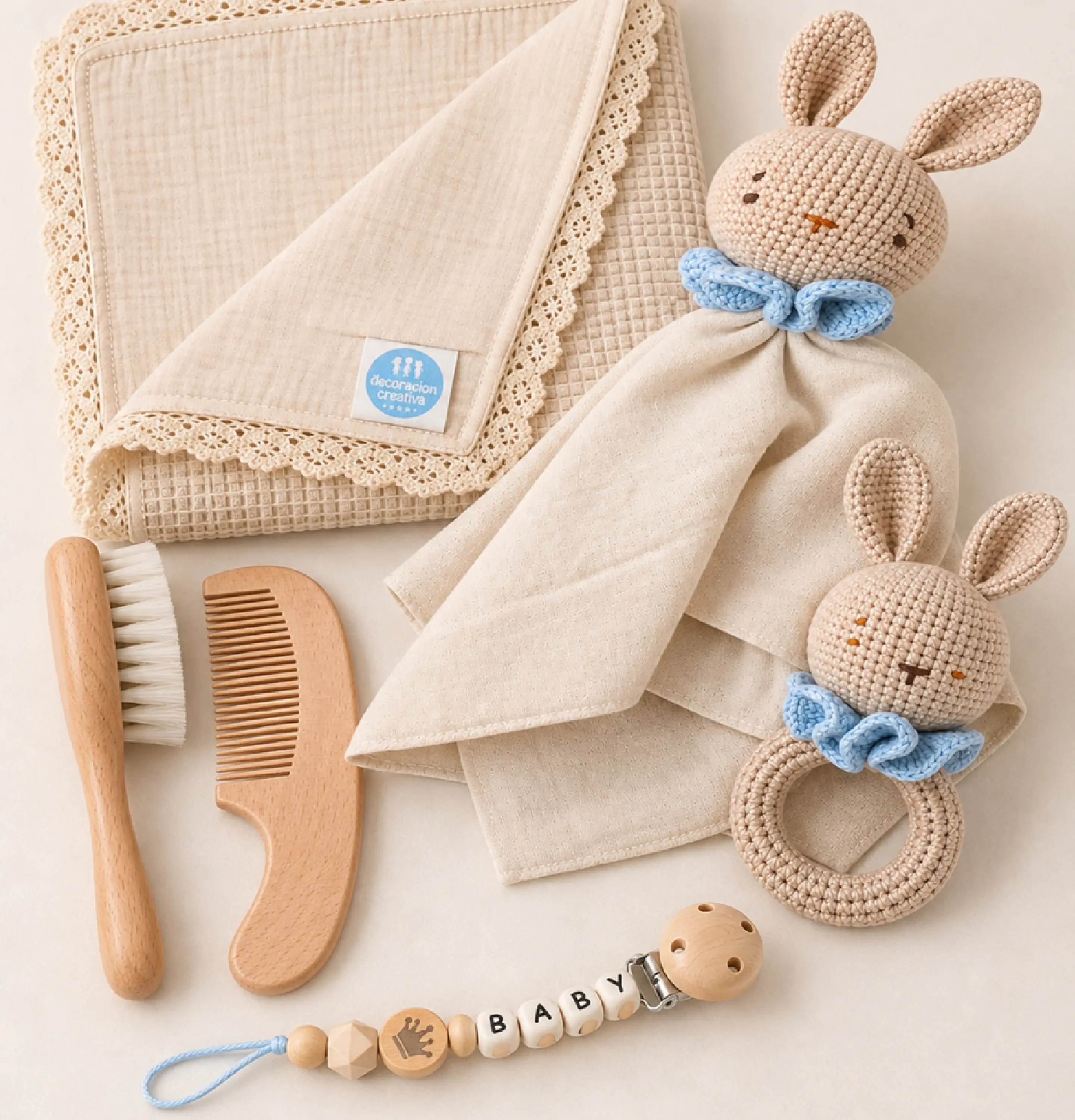 Box 4  - Set Baby Shower - Premium Beige 1