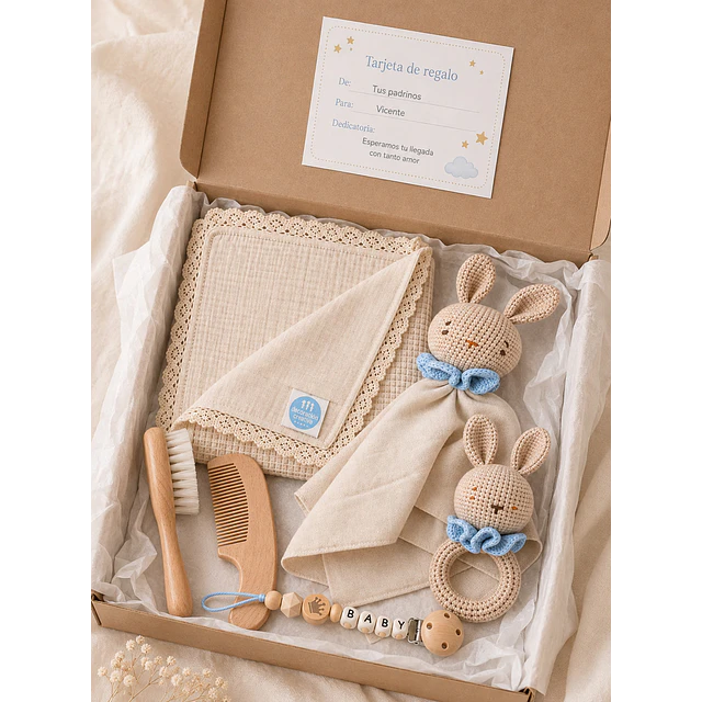 Box 4  - Set Baby Shower - Premium Beige