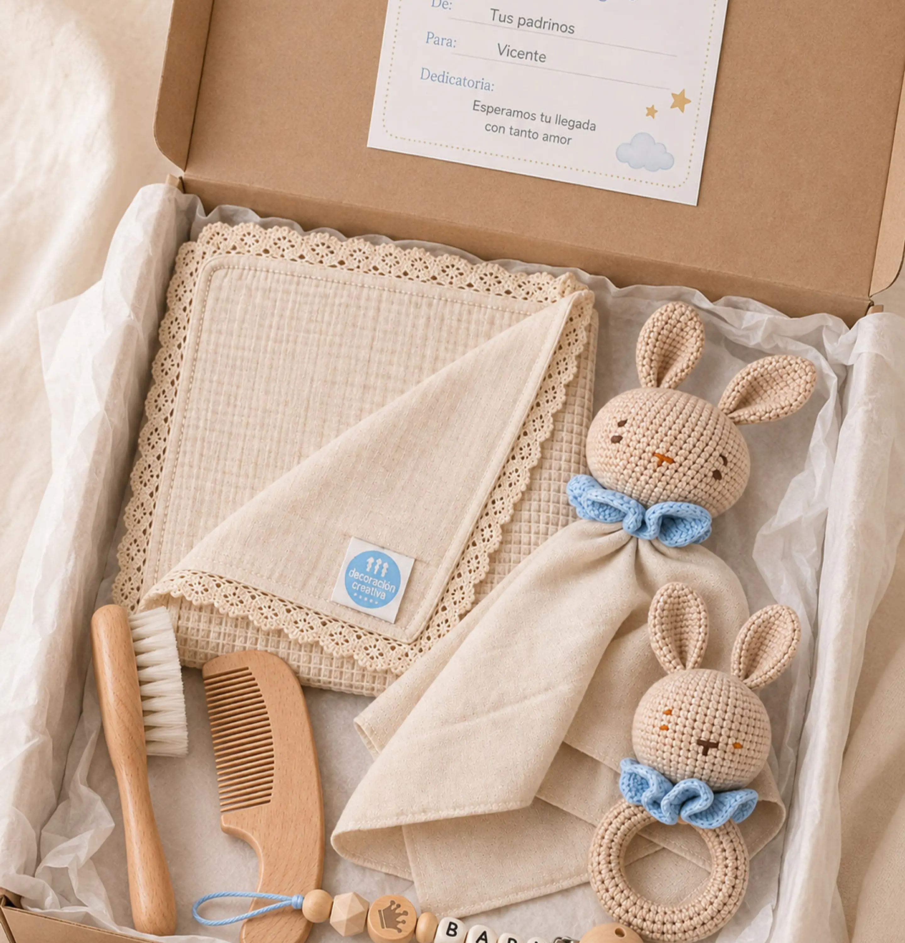 Box 4  - Set Baby Shower - Premium Beige 11