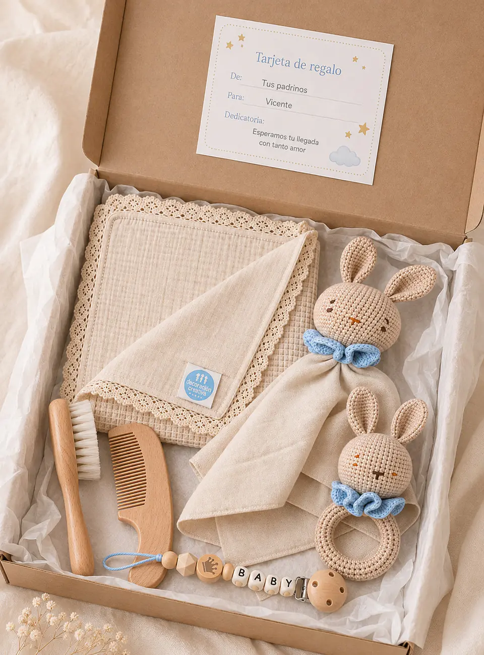 Box 4  - Set Baby Shower - Premium Beige 11