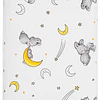 Manta - Muselina estampada y Corderito