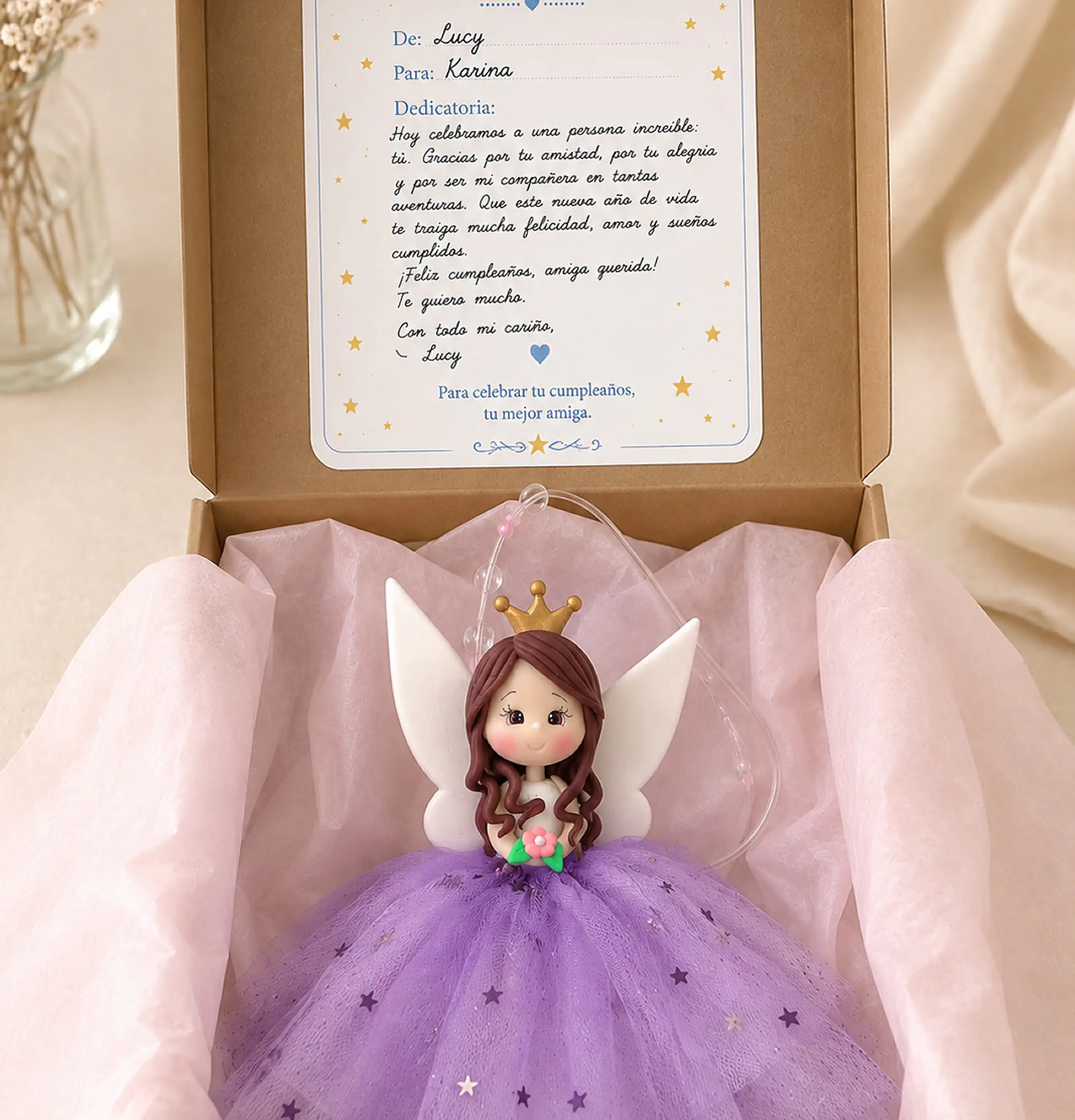 Hada Decorativa Lila 4
