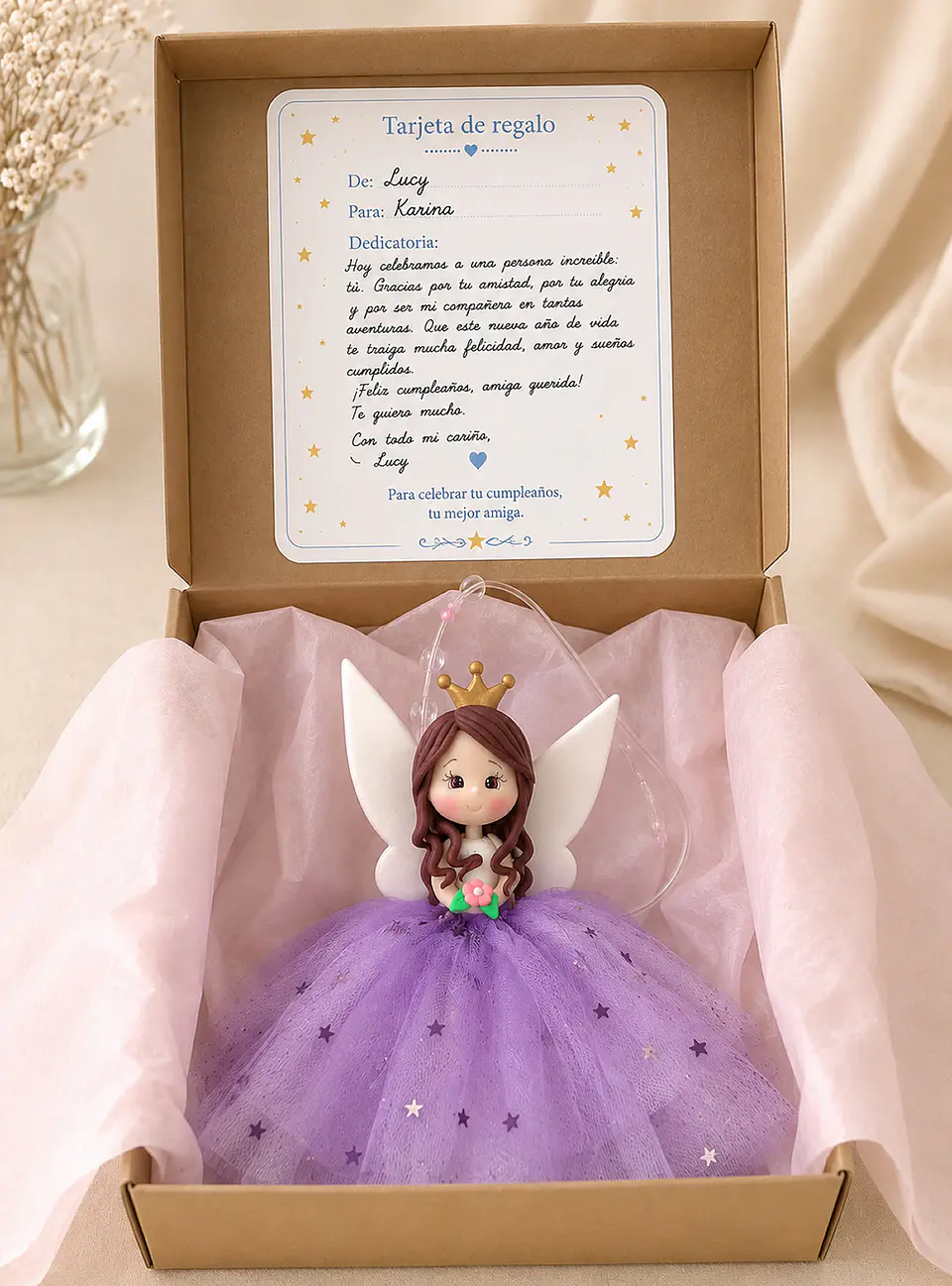 Hada Decorativa Lila 4