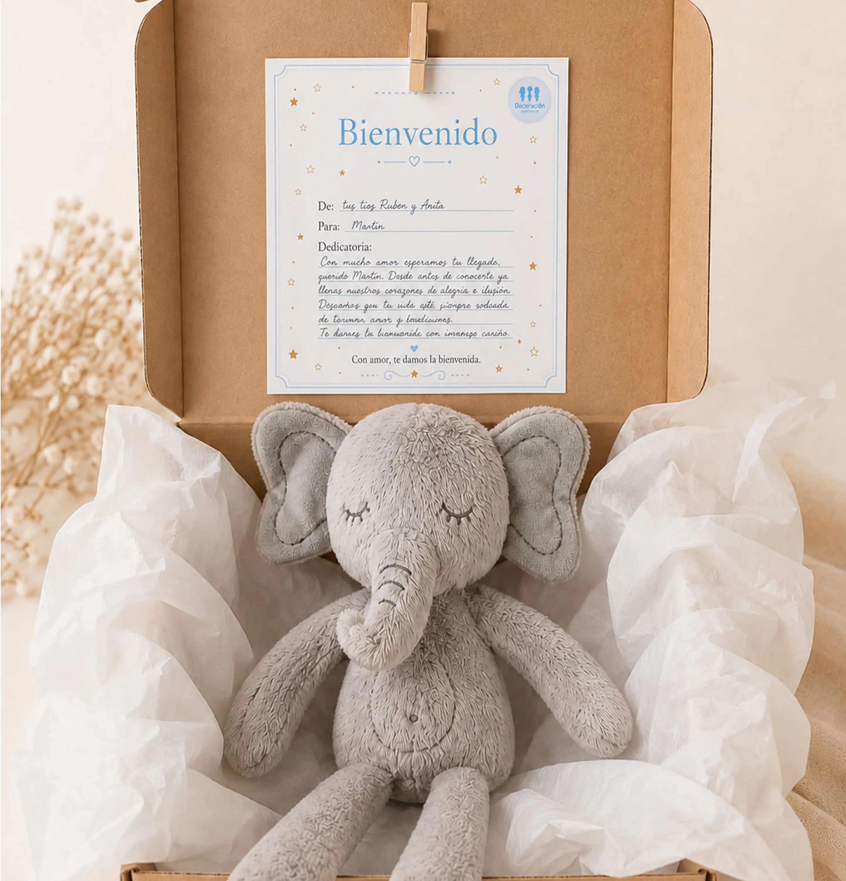 Muñeco de Apego (Elefante) 3