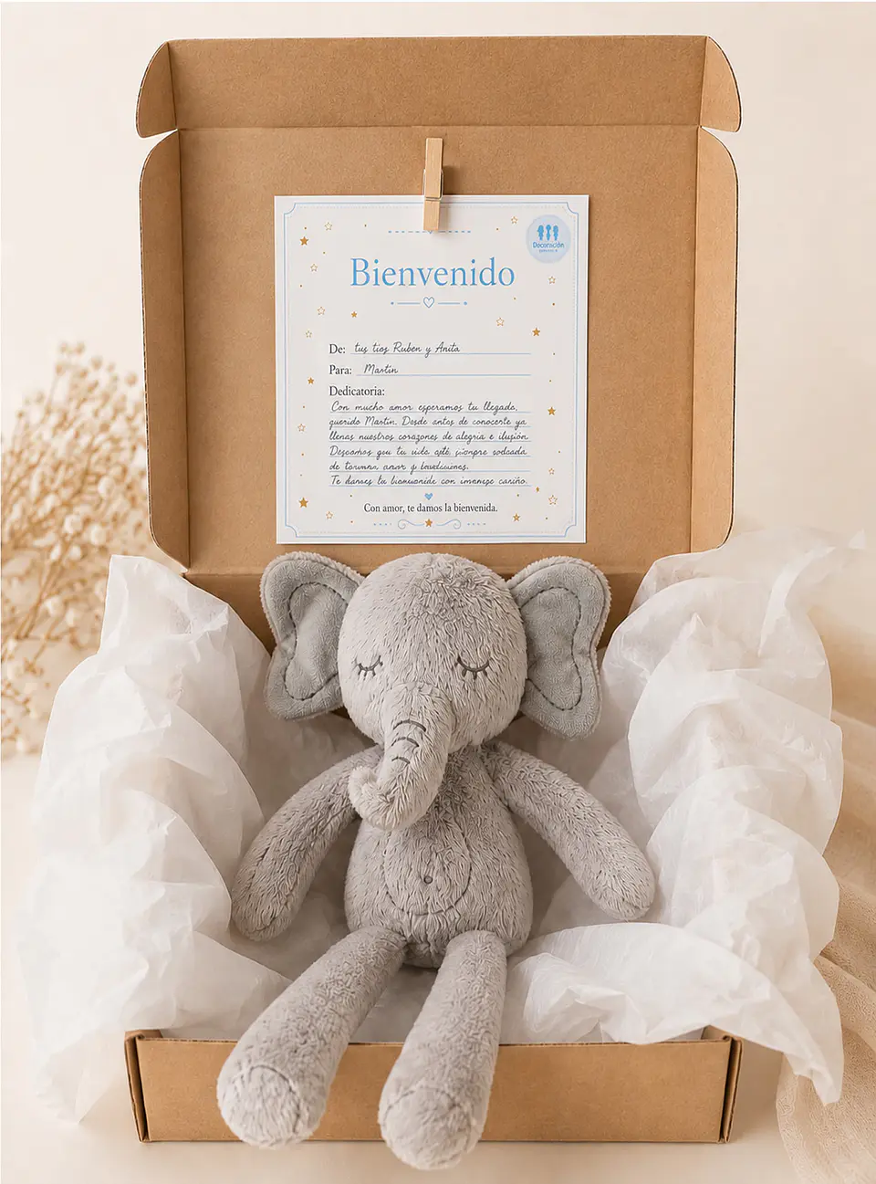 Muñeco de Apego (Elefante) 3