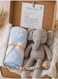 Box 2  - Manta Celeste y Elefante de Apego - Miniatura 1