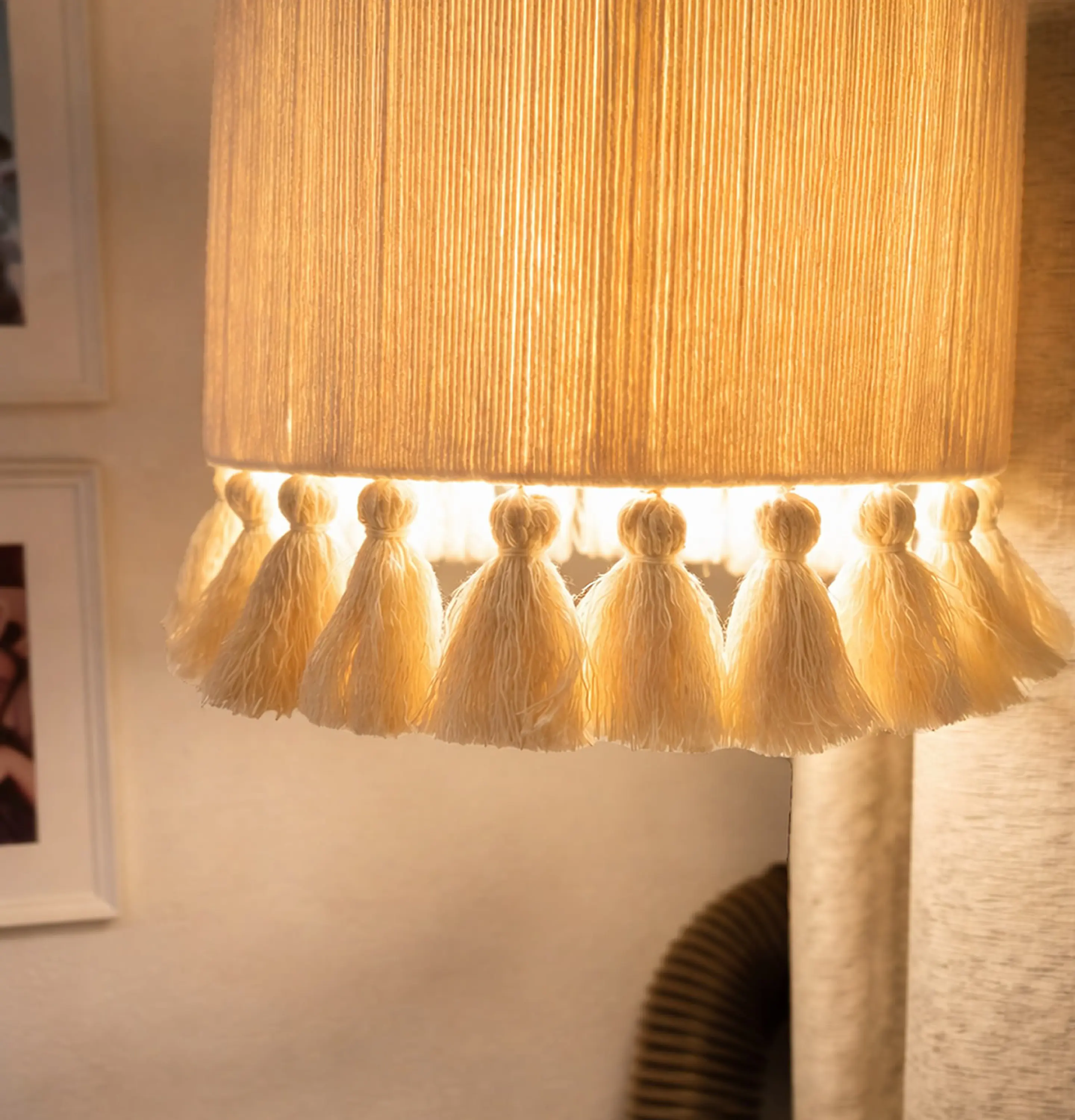 Lampara Colgante - Linea Boho Macramé 3