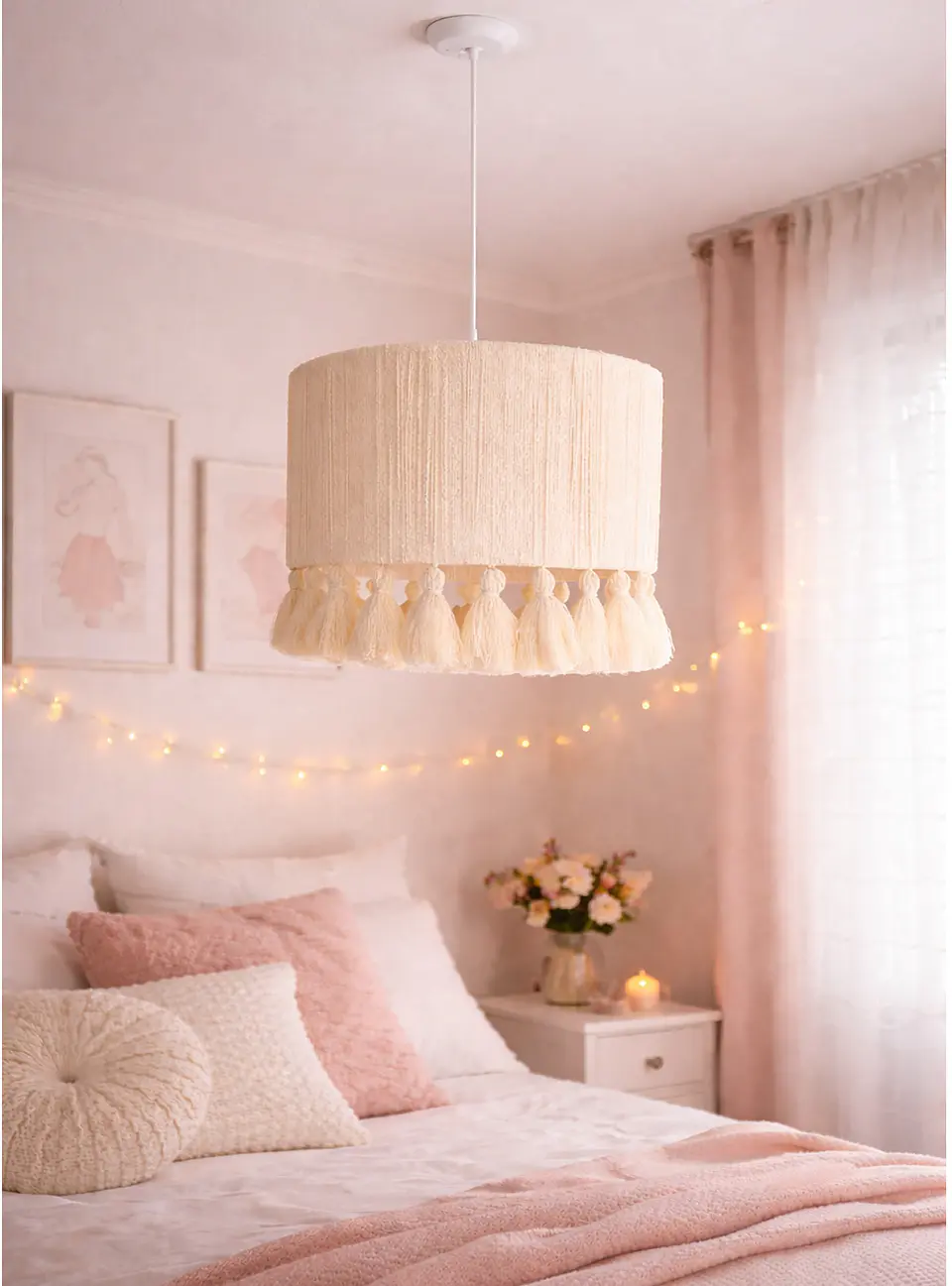 Lampara Colgante - Linea Boho Macramé 5