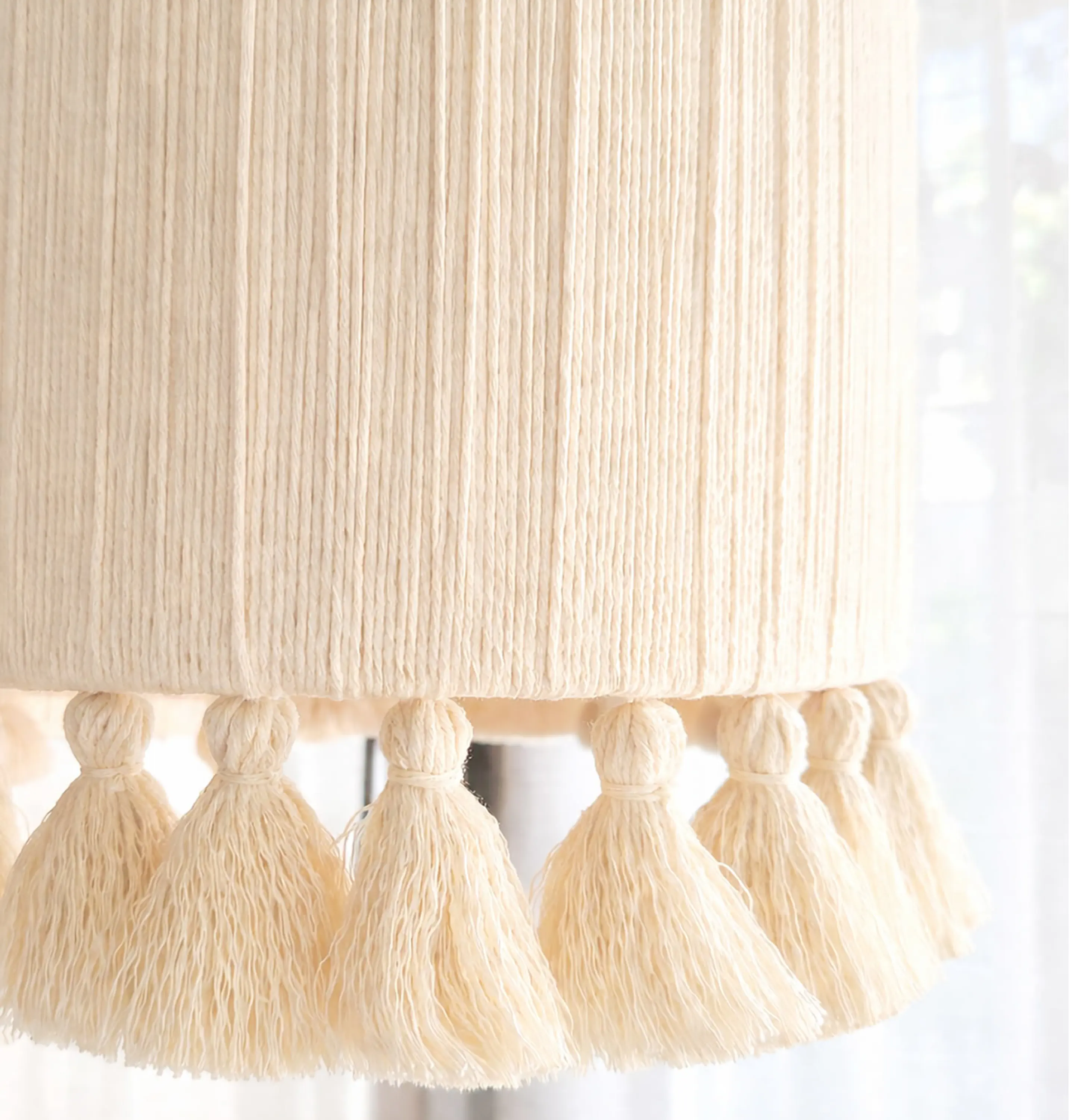 Lampara Velador - Linea Boho Macramé 3