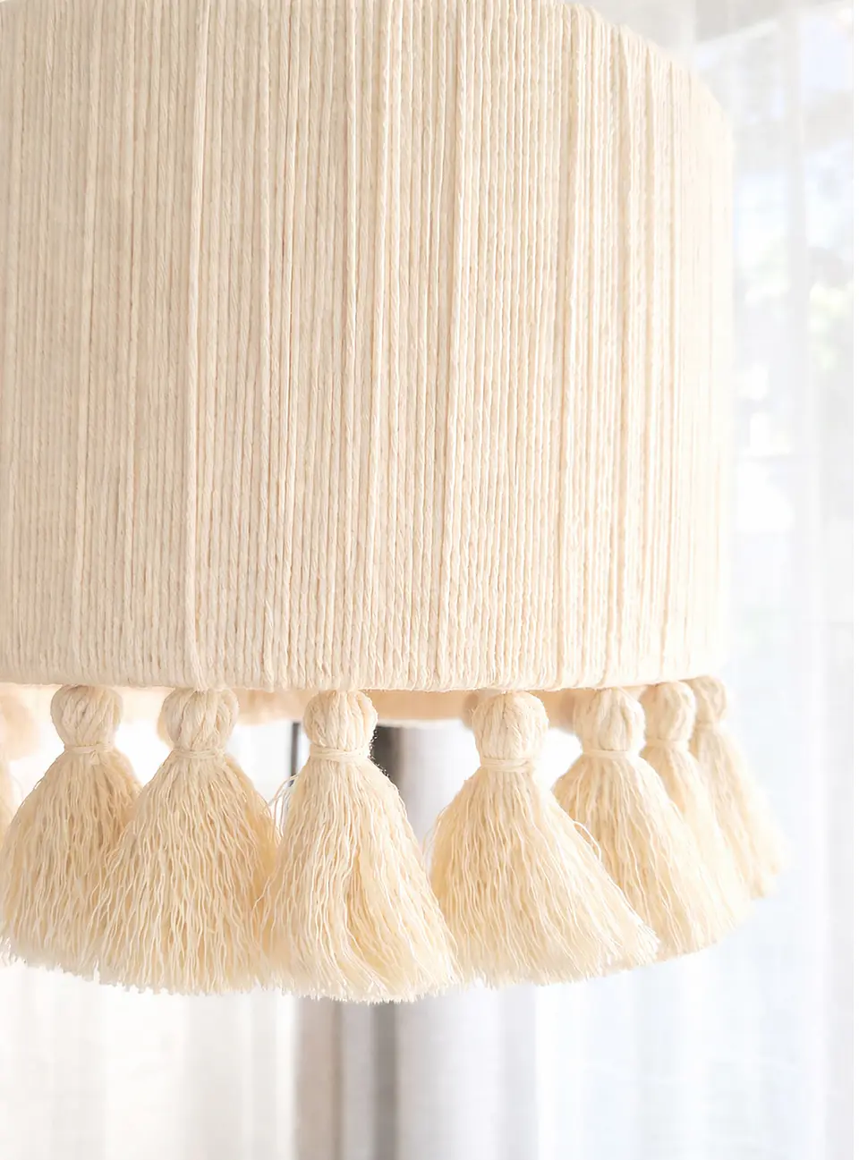 Lampara Velador - Linea Boho Macramé 3