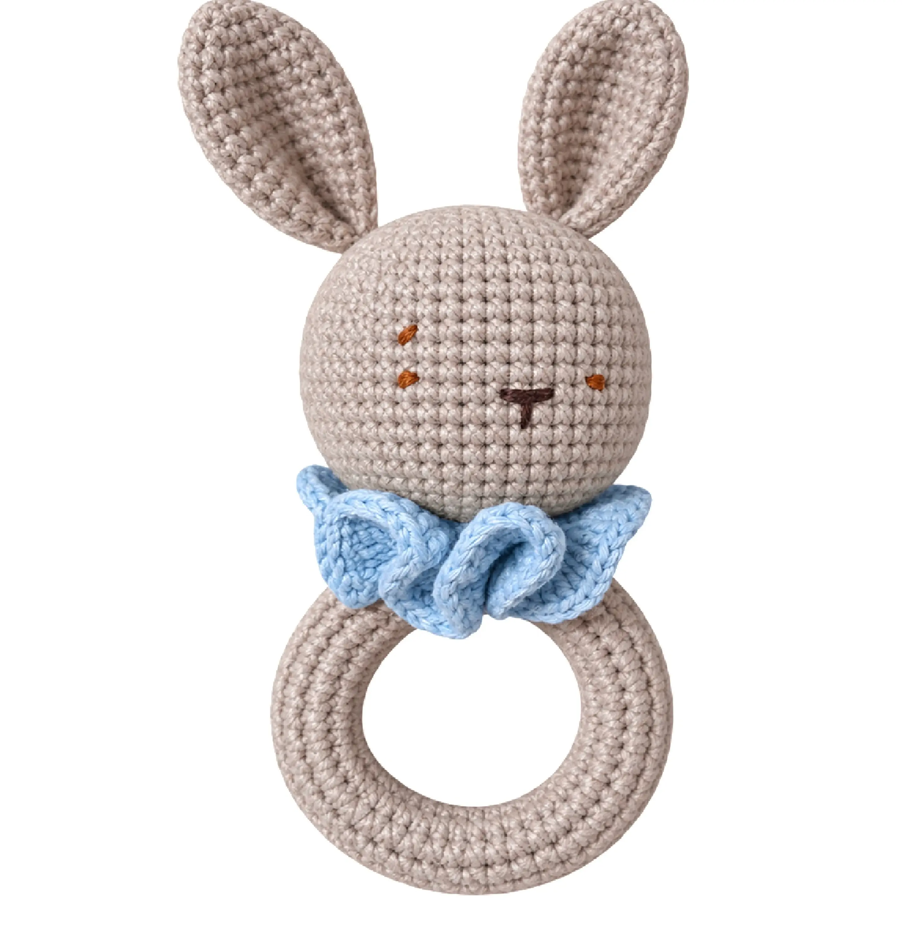 Set Tuto de Apego y Cascabel Crochet- Beige 2