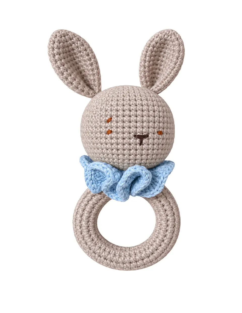 Set Tuto de Apego y Cascabel Crochet- Beige 2