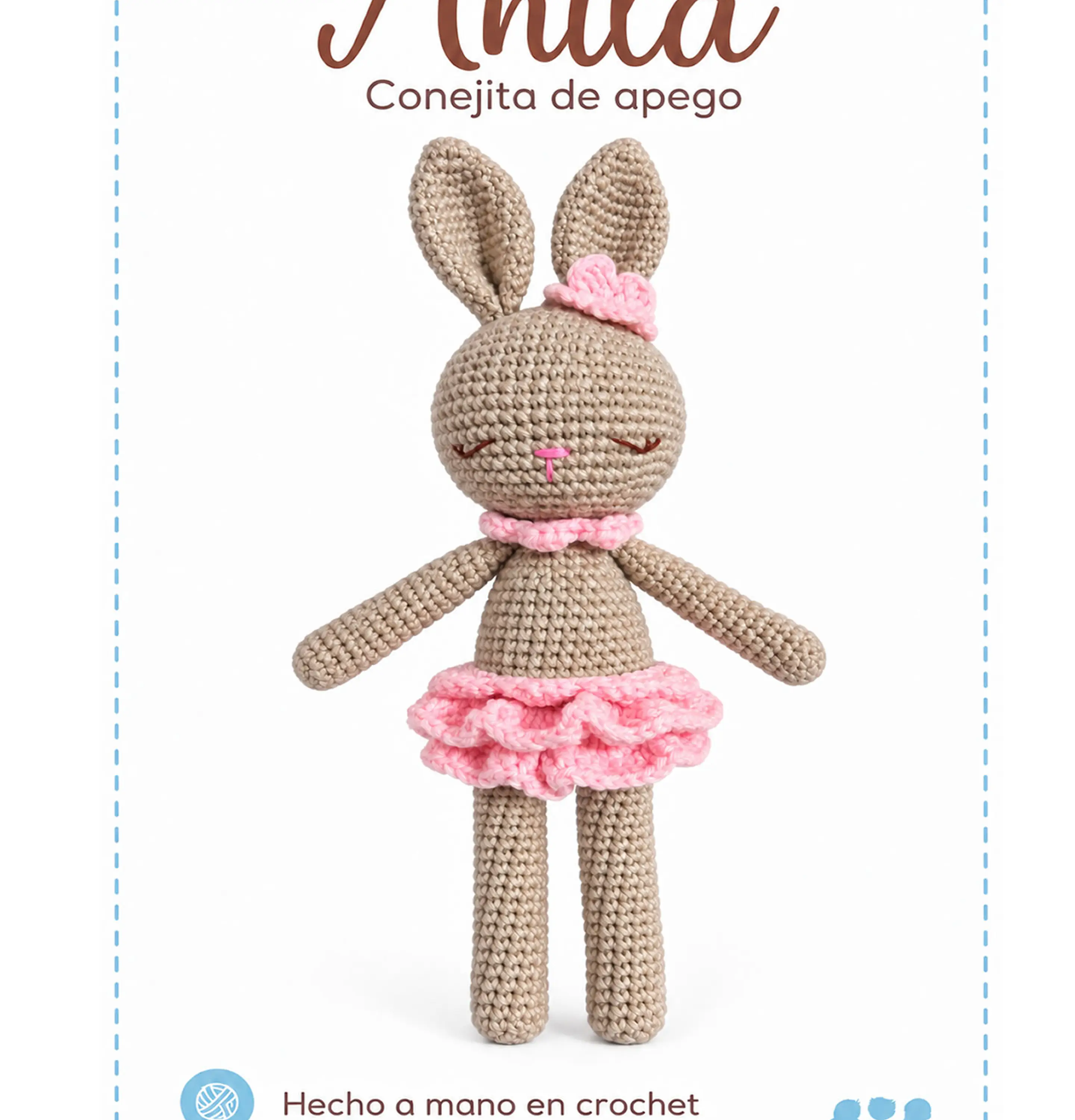 Conejita de Apego (Anita) en Crochet 2