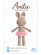Conejita de Apego (Anita) en Crochet - Miniatura 2