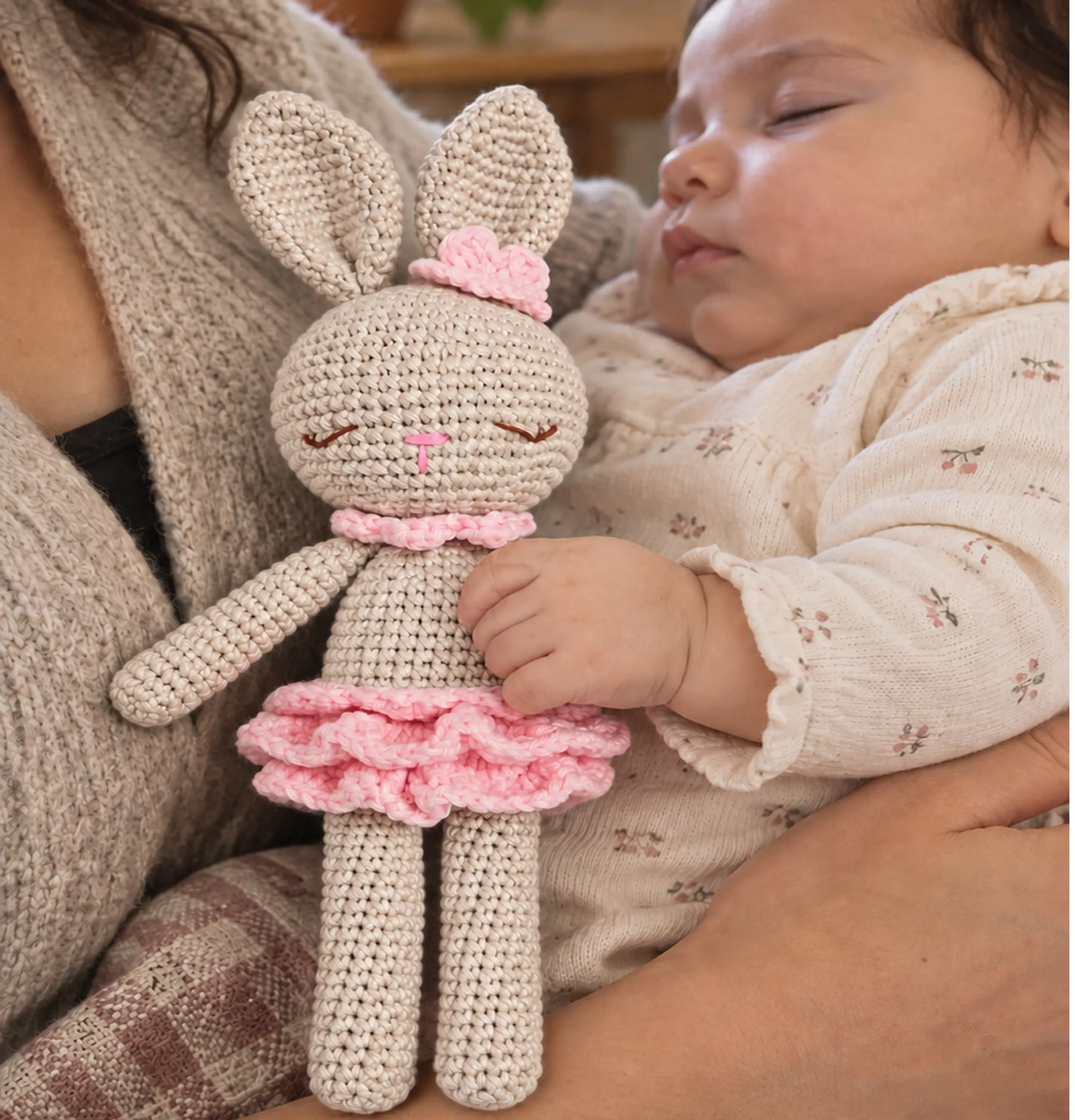 Conejita de Apego (Anita) en Crochet 3