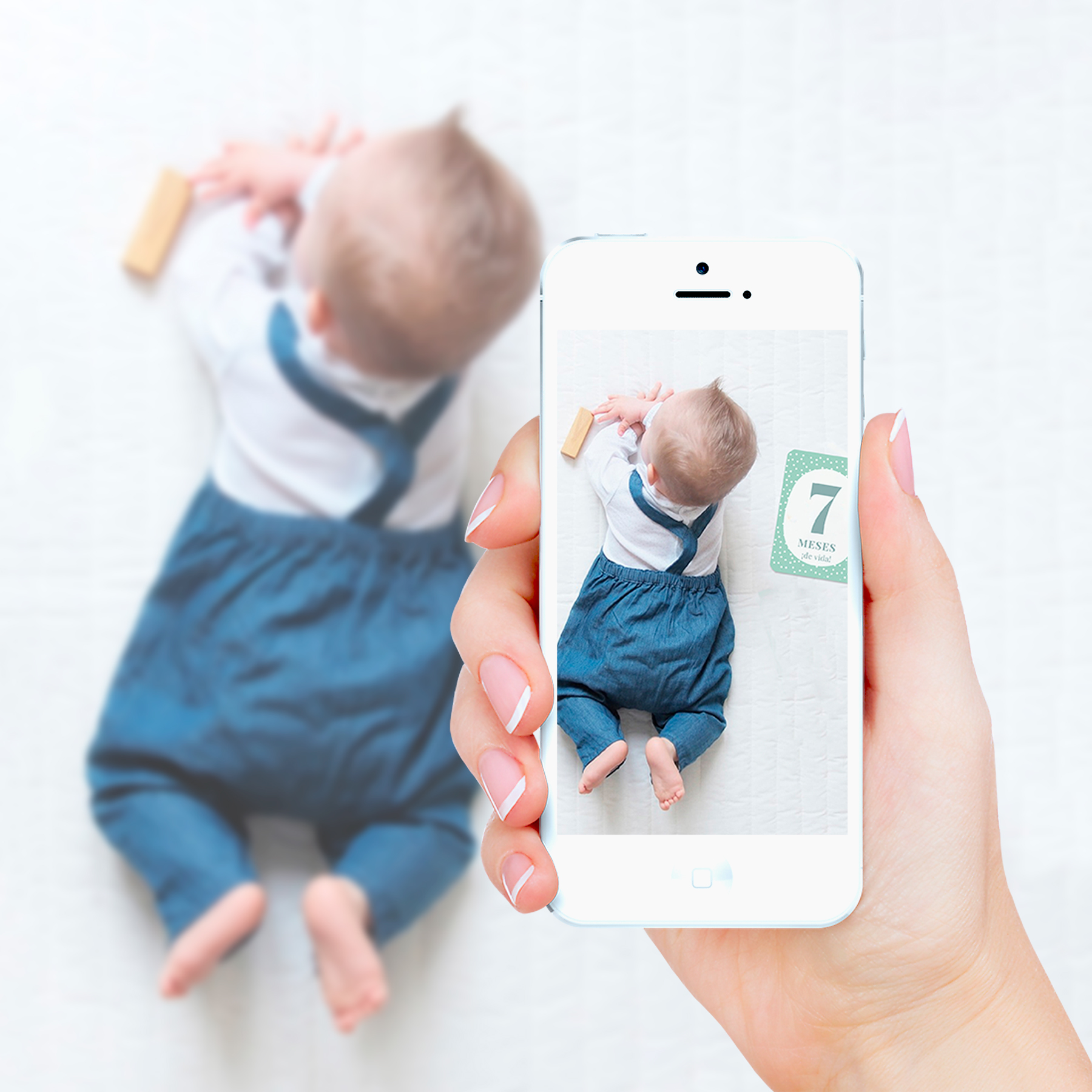 Tarjetas cumplemes menta 3