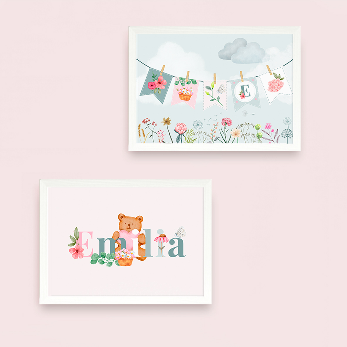 Cuadro banderín inicial 