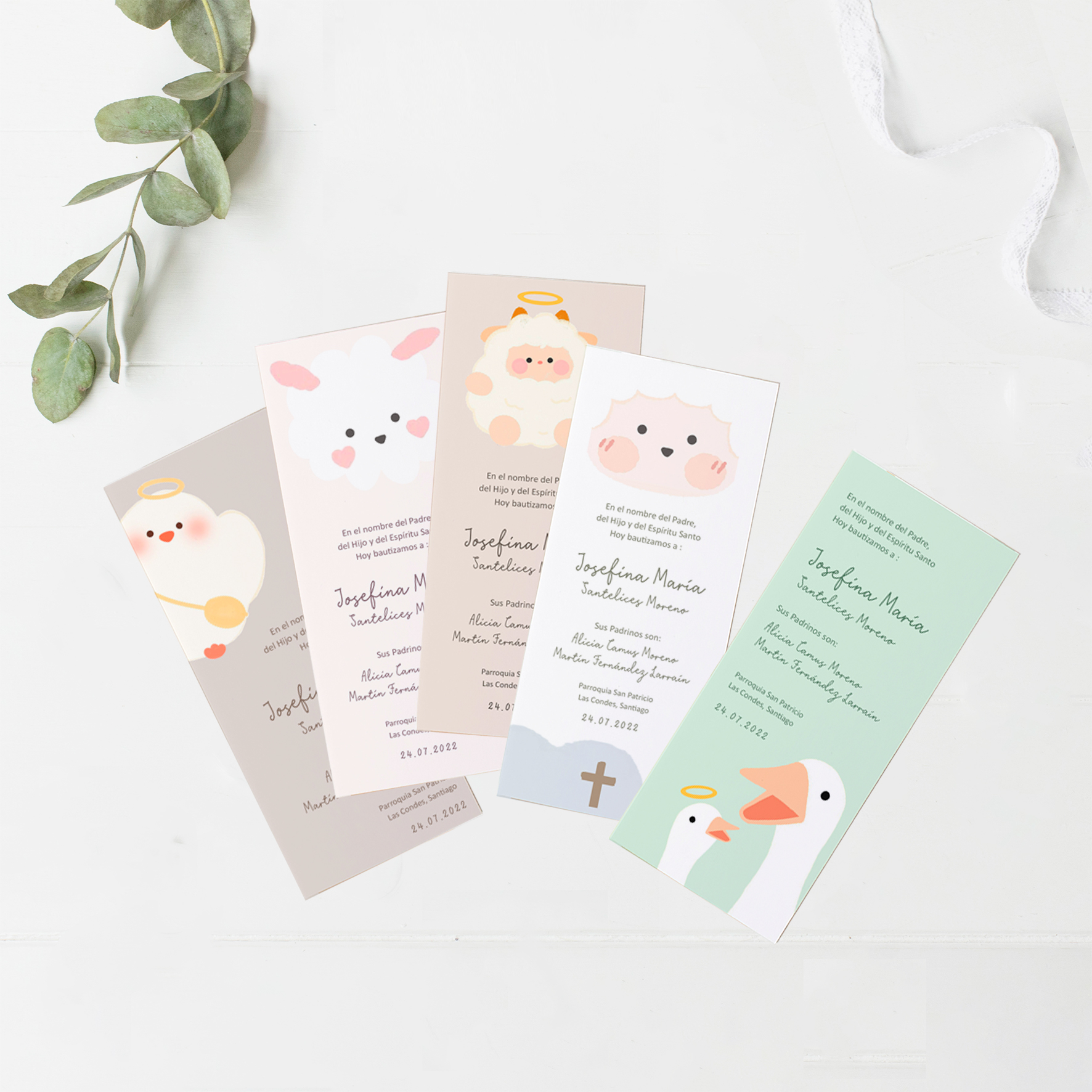 Santitos Bautizo niña Kawaii 1