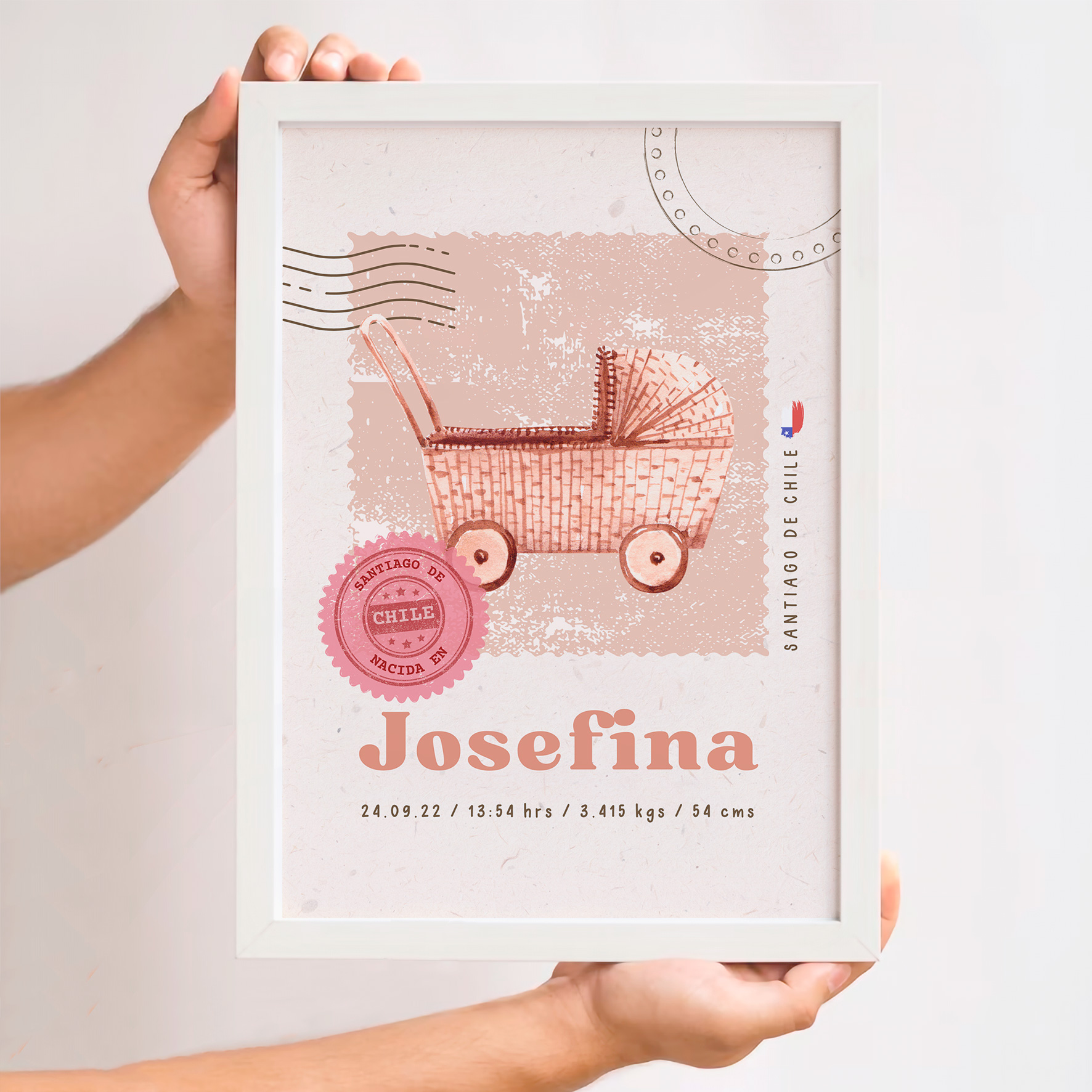 Cuadro Nacimiento cochecito Vintage 3