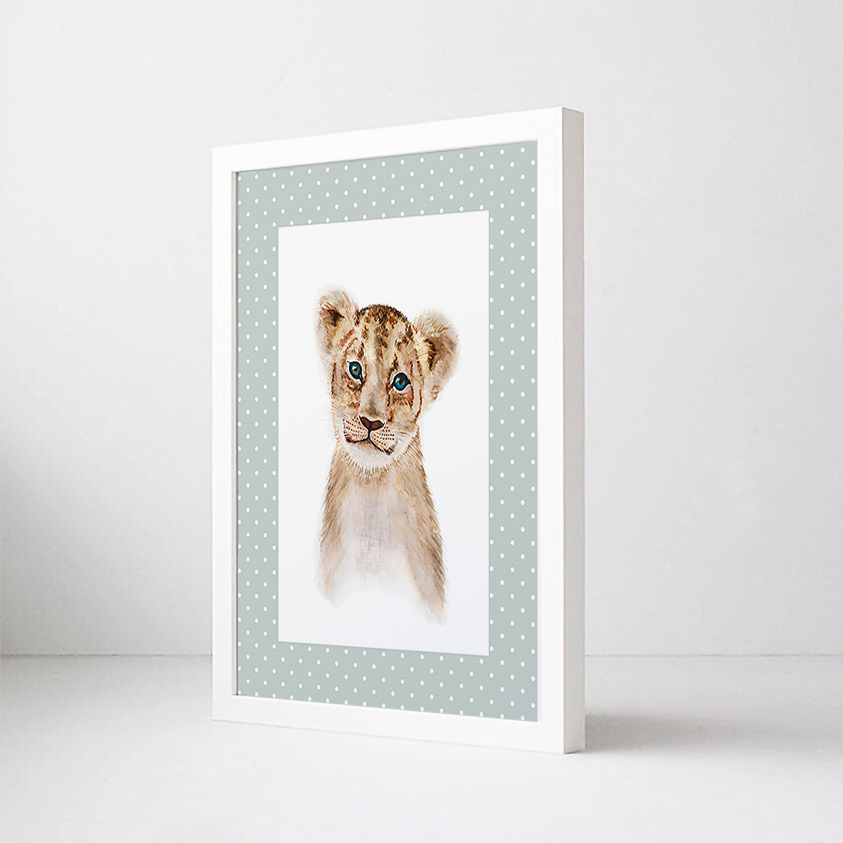 Cuadro Cabeza Leoncito 2