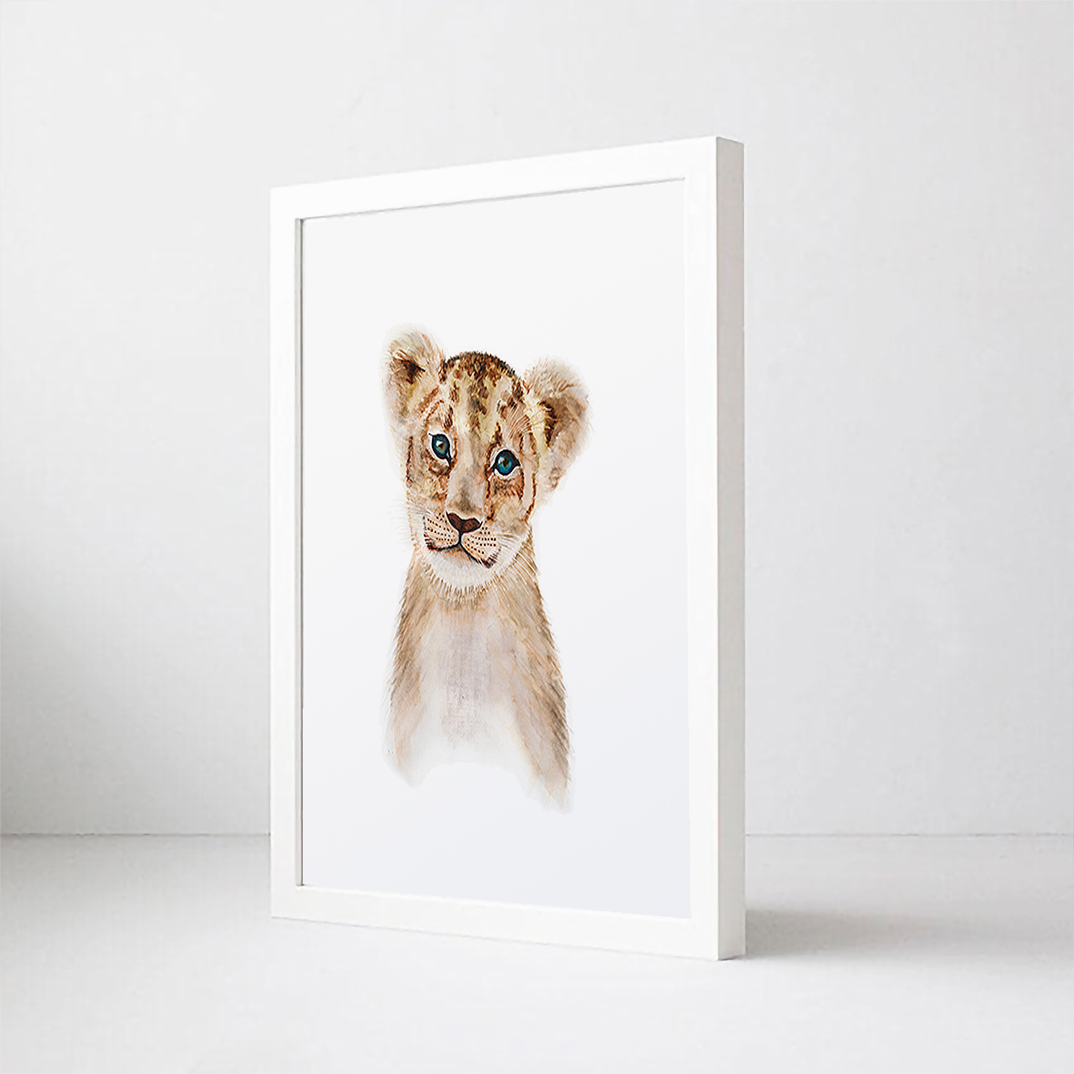 Cuadro Cabeza Leoncito 4