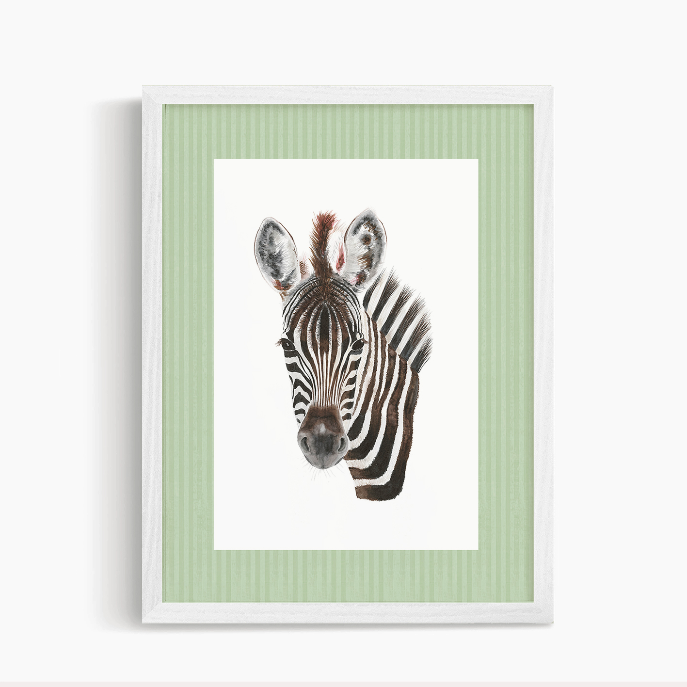 Cuadro Cabeza Zebra 1