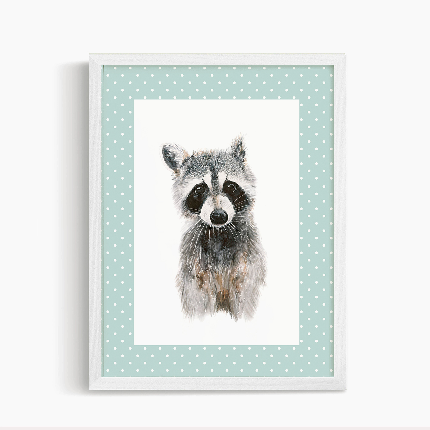 Cuadro Cabeza Mapache 1