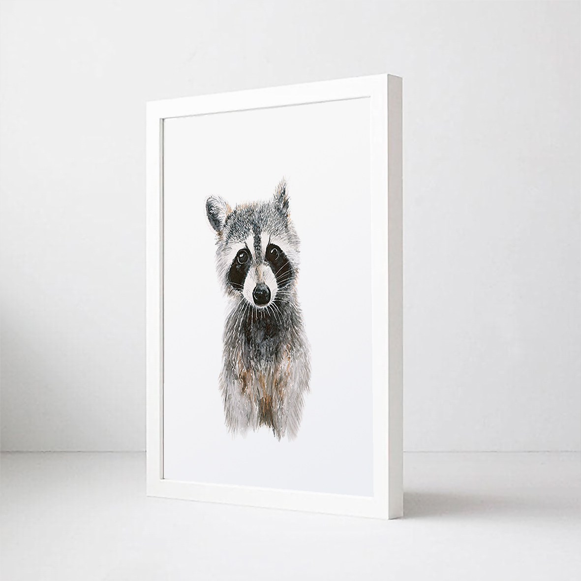 Cuadro Cabeza Mapache 4