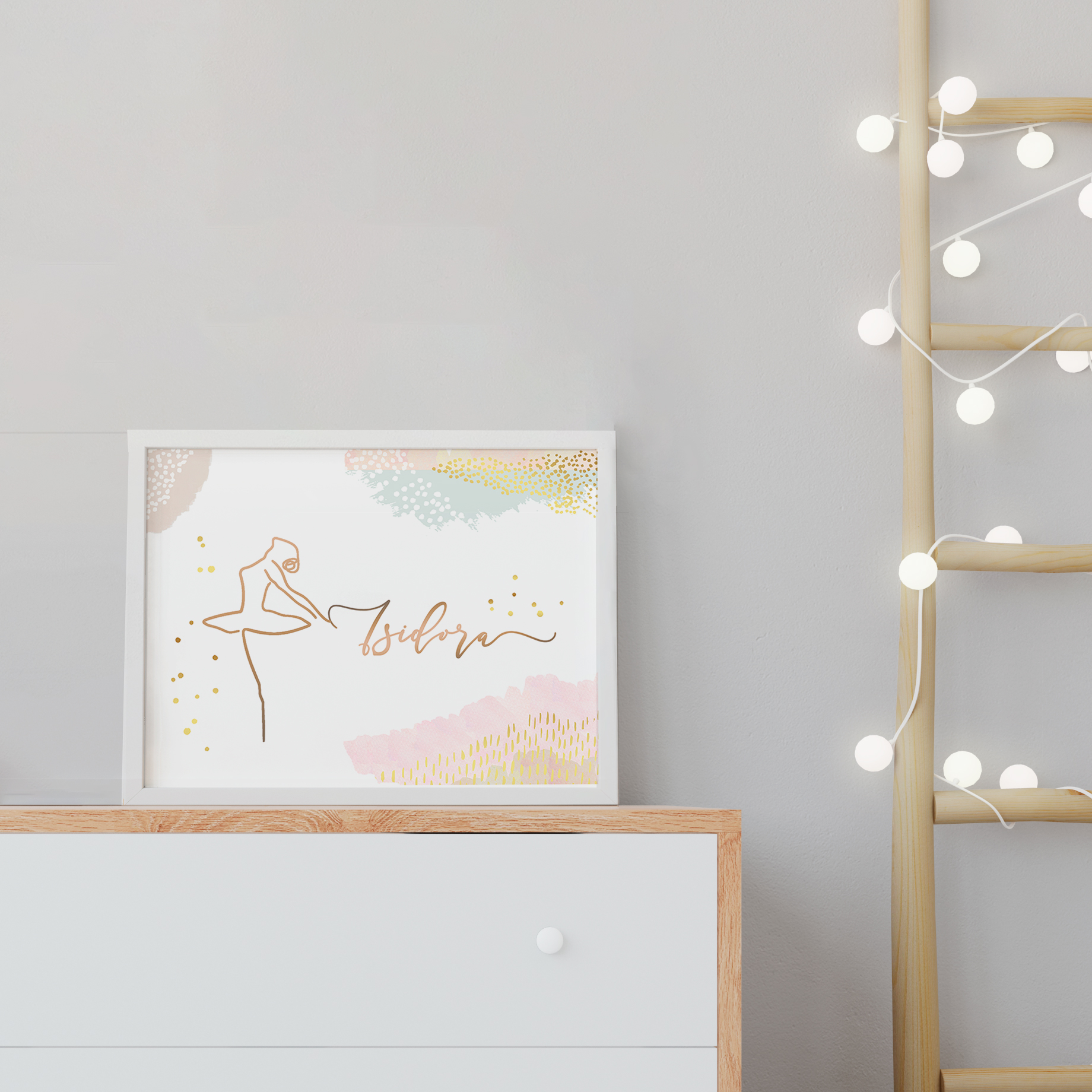Cuadro con nombre Bailarina 1 2