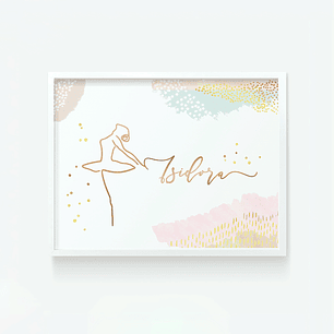 Cuadro con nombre Bailarina 1