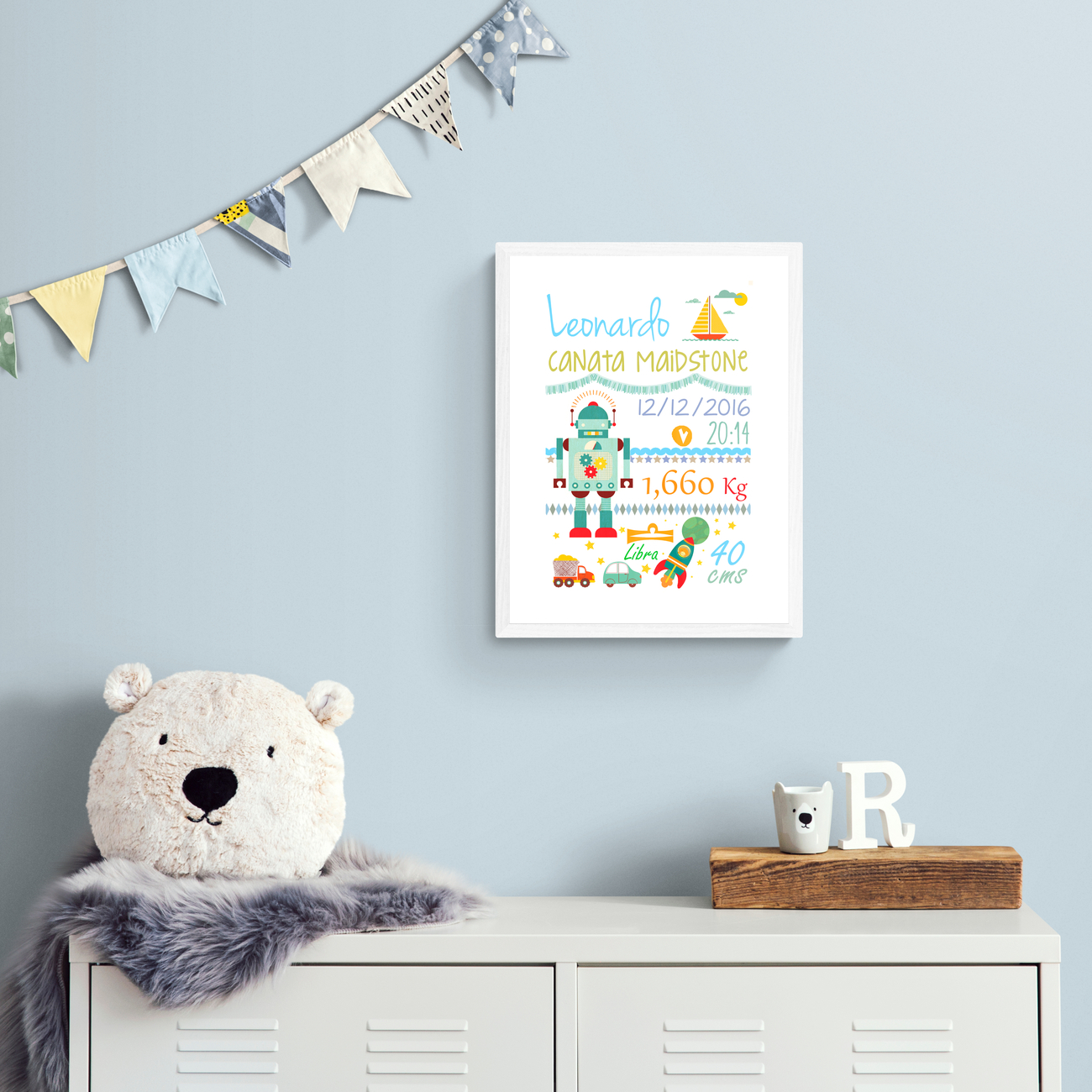 Cuadro Nacimiento Robot 4