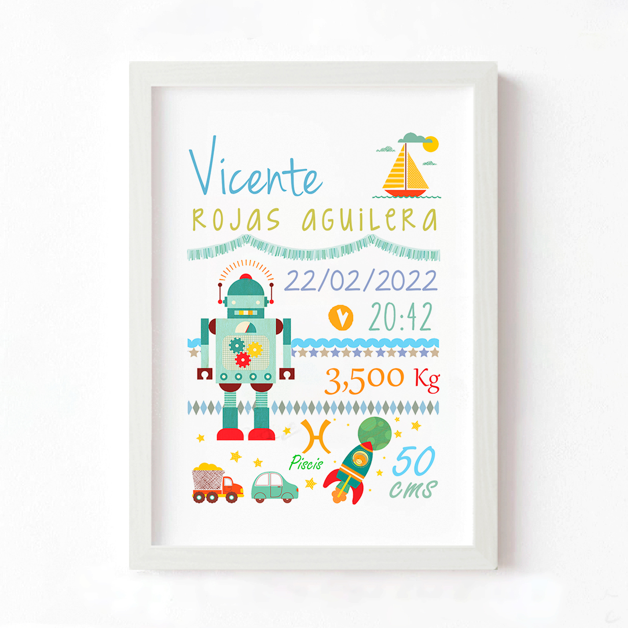 Cuadro Nacimiento Robot 1