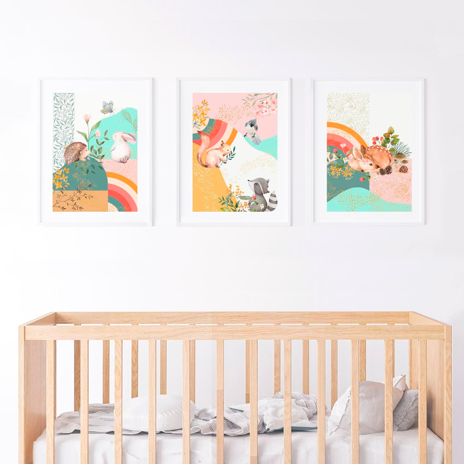 Trío de cuadros Deep Silvestre 5