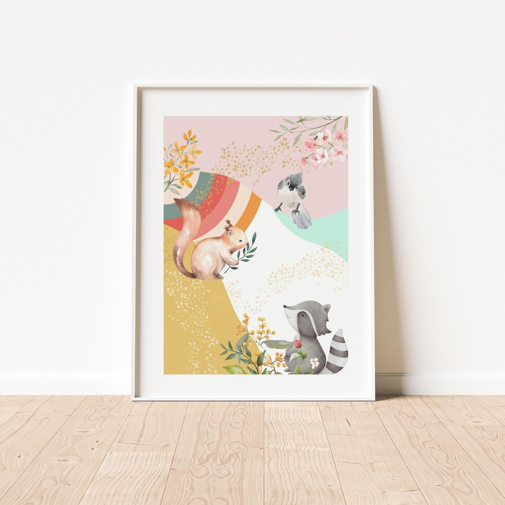 Trío de cuadros Deep Silvestre 3