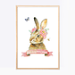 Cuadro conejo frase Bautizo - Miniatura 2