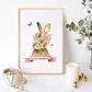 Cuadro conejo frase Bautizo - Miniatura 1