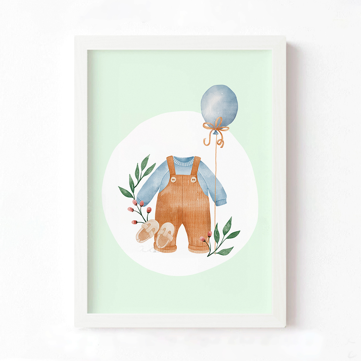 Dúo de cuadros Osito y ropa 3