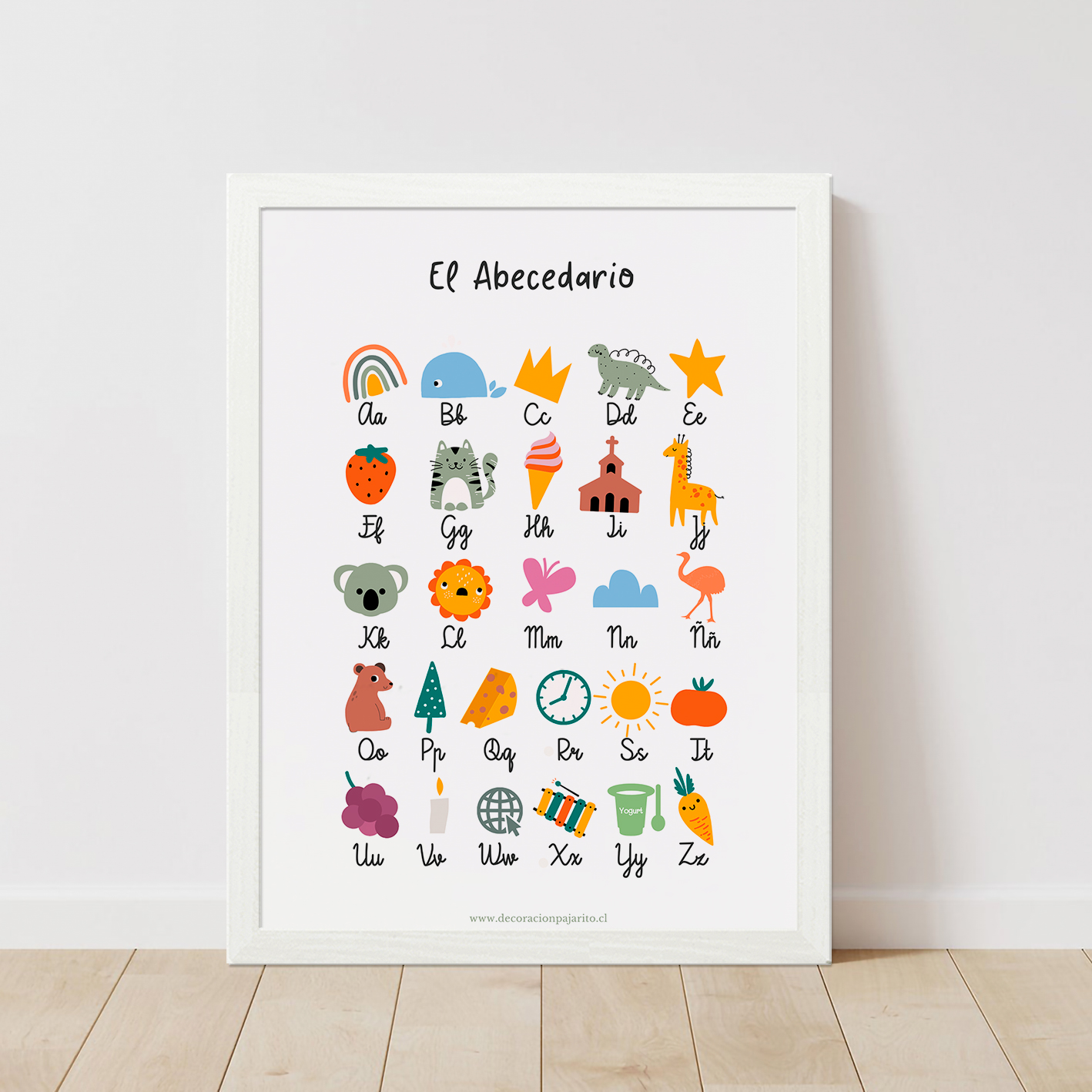 Cuadro Aprendizaje Abecedario Kids 1
