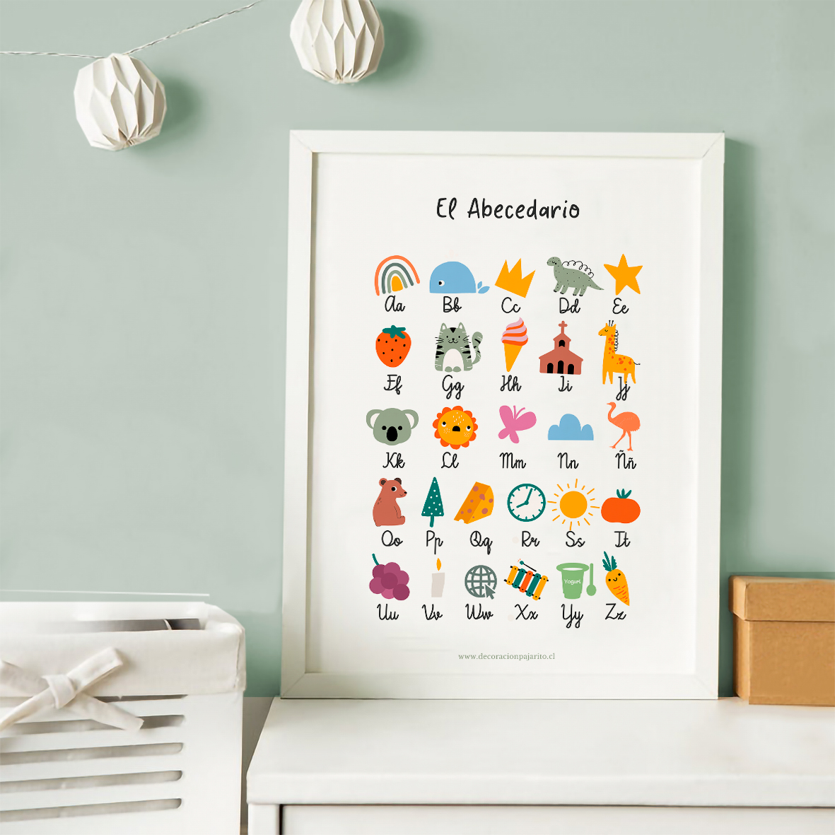 Cuadro Aprendizaje Abecedario Kids 3