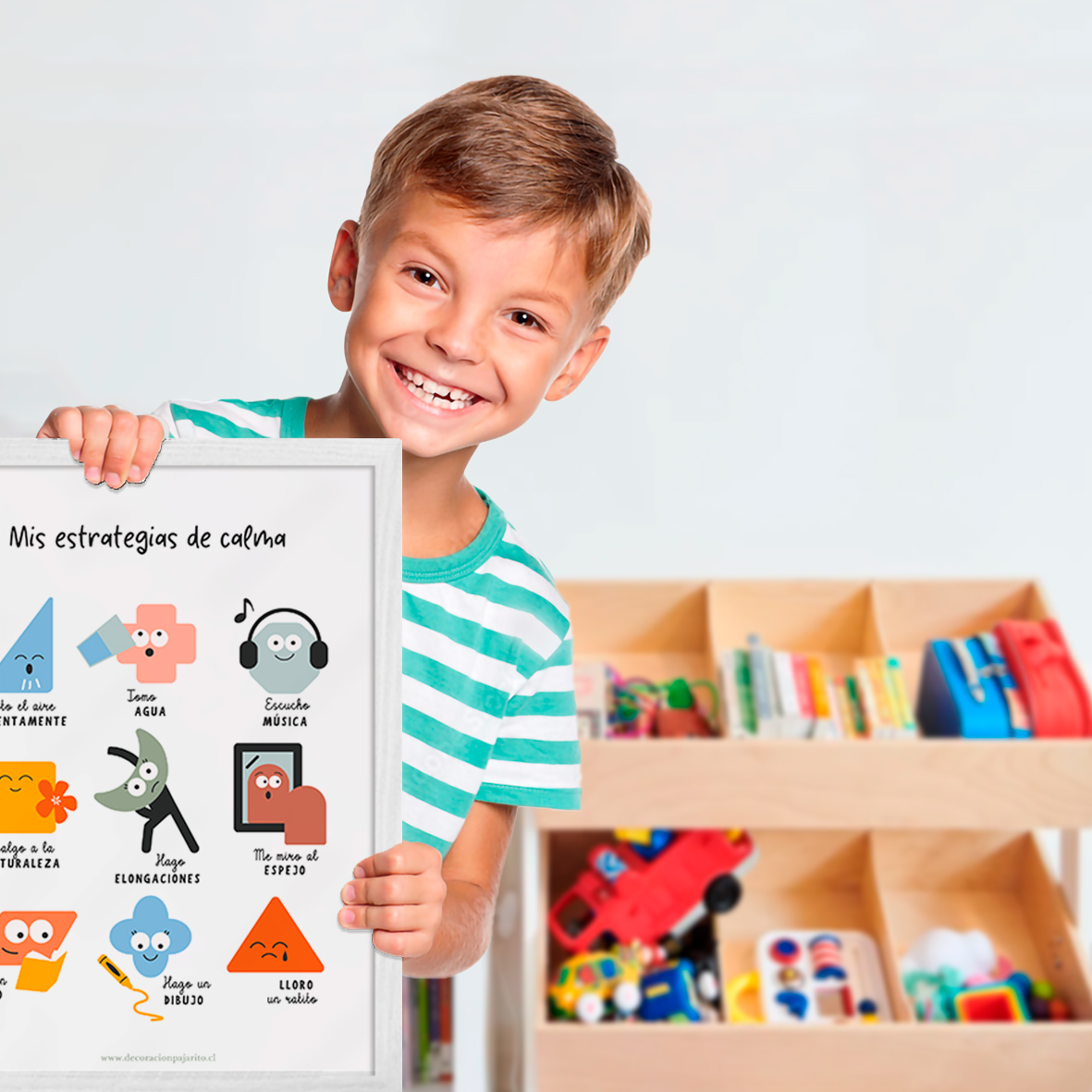 Cuadro Infantil emociones y estrategias de calma 5