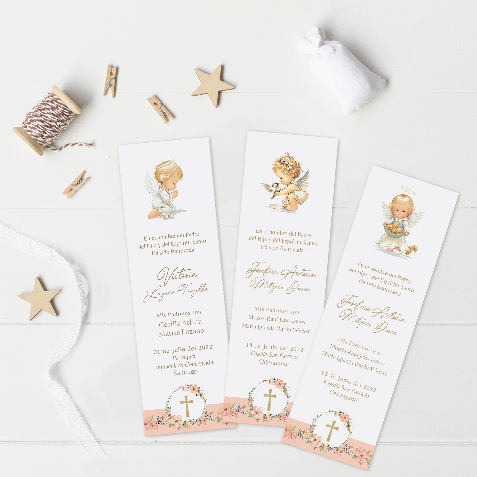 Santitos Bautizo angelitos damasco 1