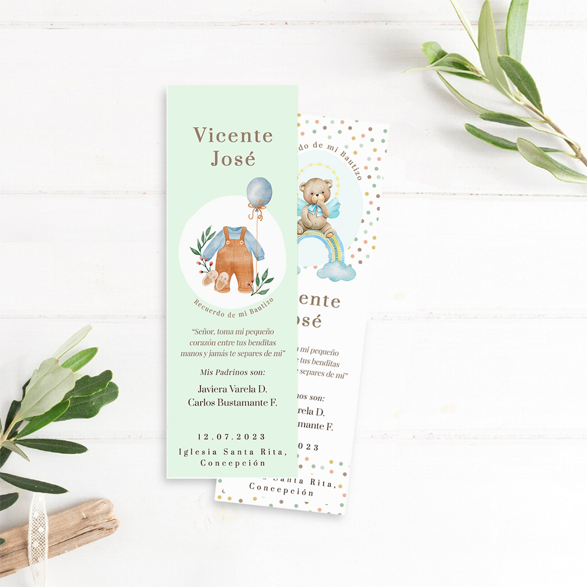 Santitos Bautizo Cute and Mint 2