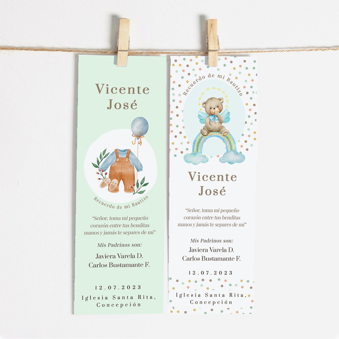 Santitos Bautizo Cute and Mint 1