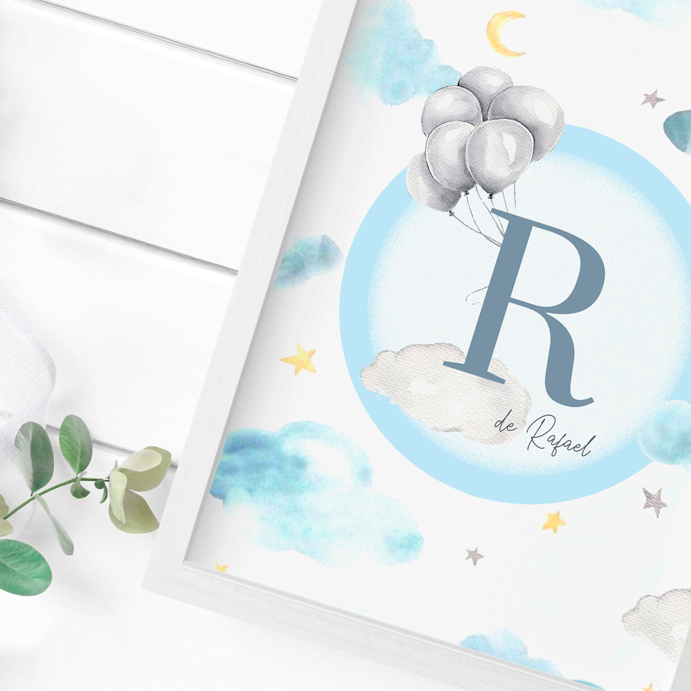 Osito ángel de la guarda e inicial 3