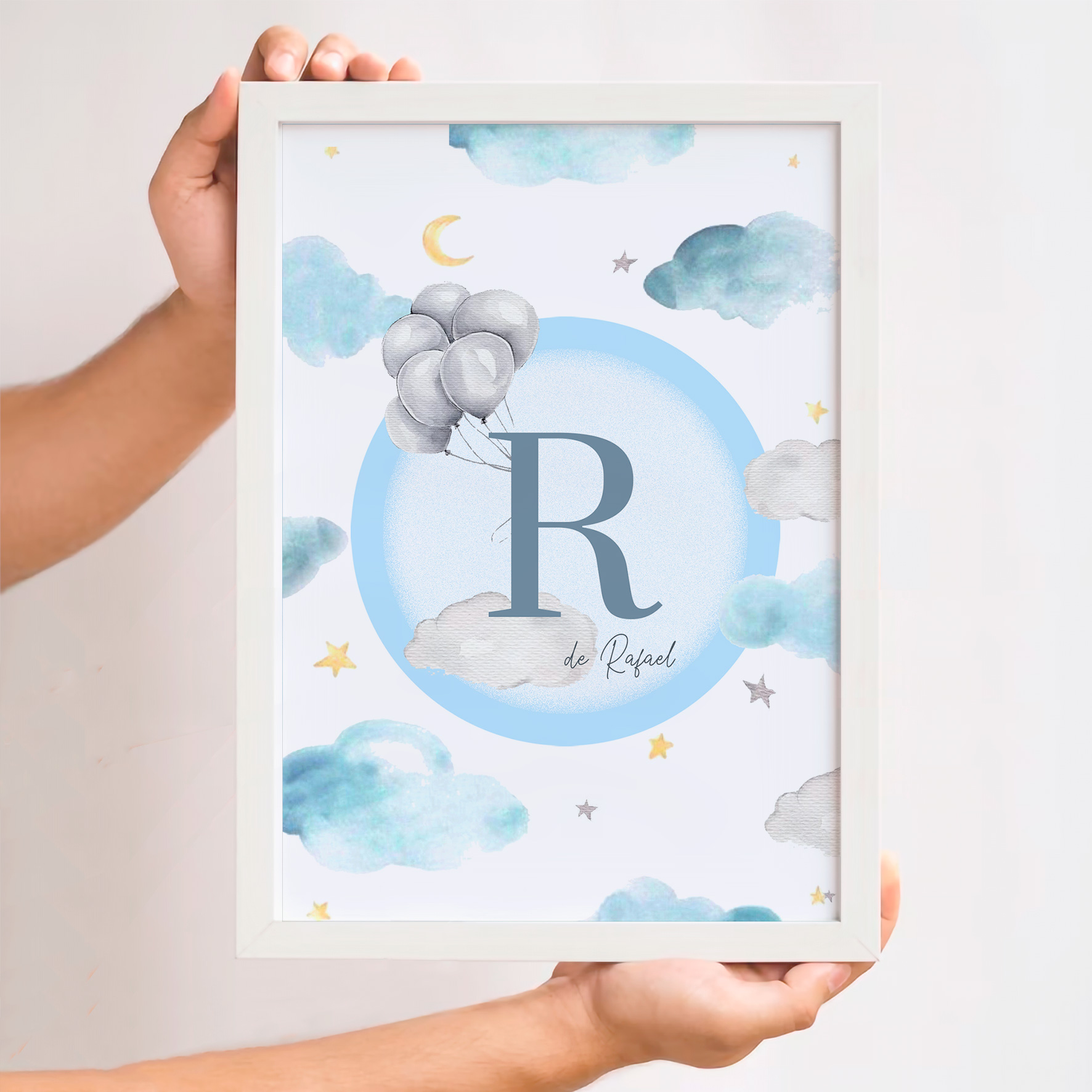 Osito ángel de la guarda e inicial 5