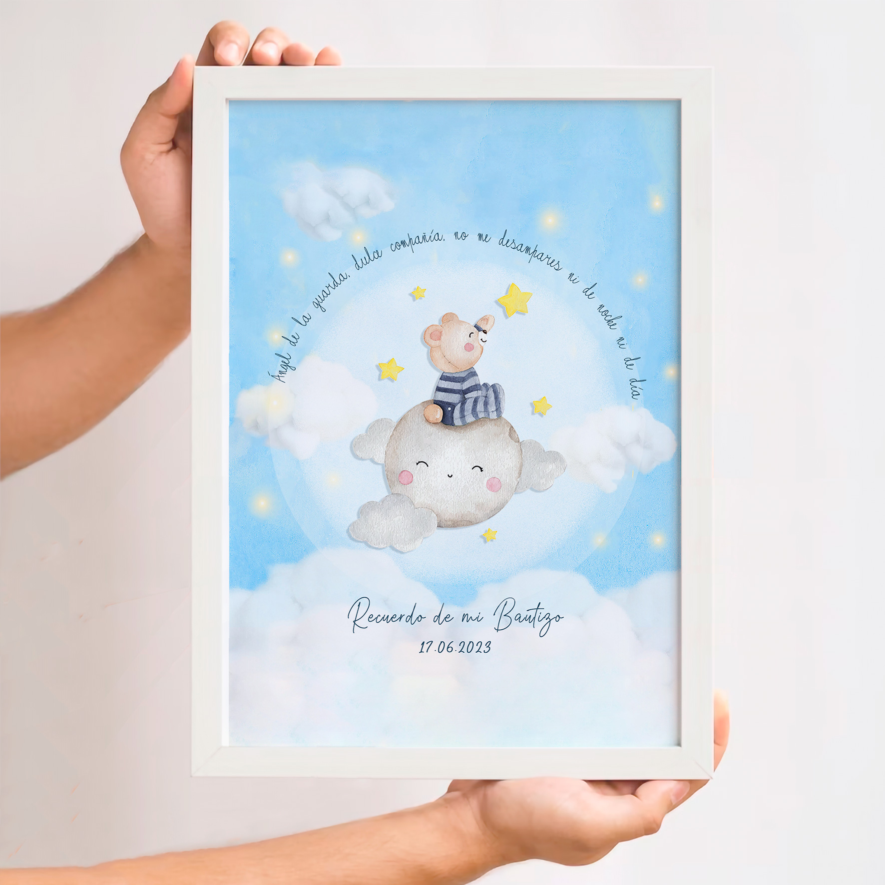 Osito ángel de la guarda e inicial 4