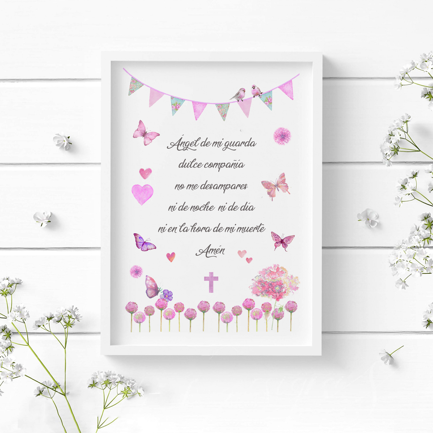 Ángel de la guarda rosados 3