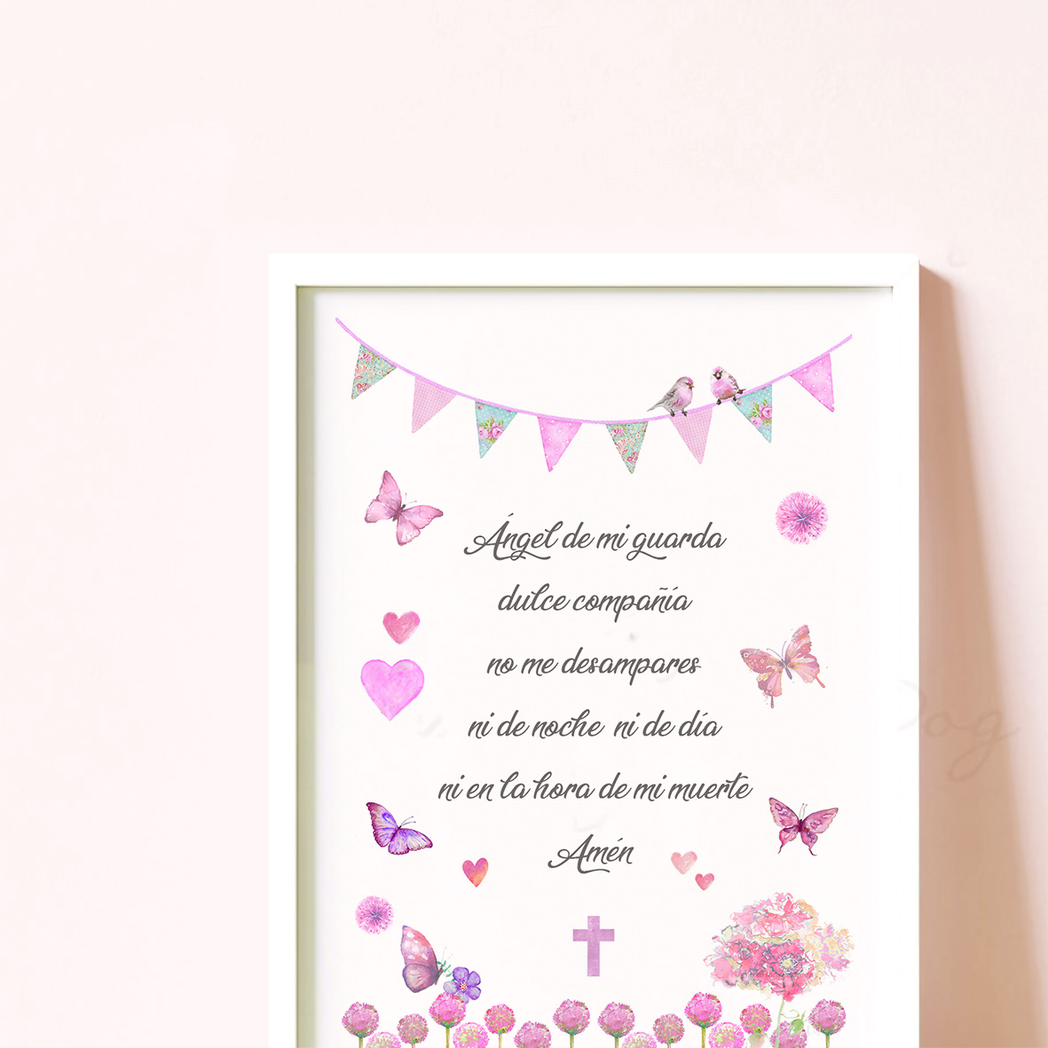 Ángel de la guarda rosados 4