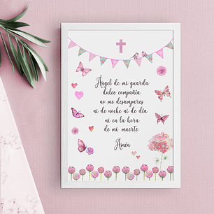 Ángel de la guarda rosados