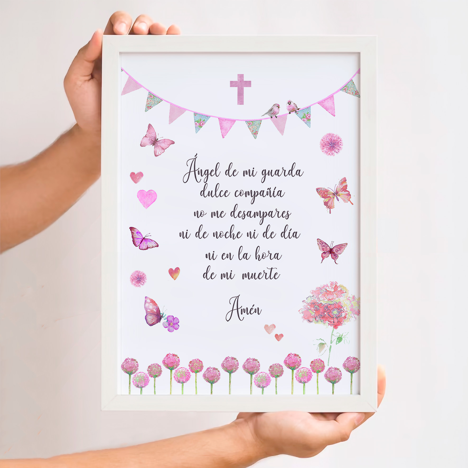 Ángel de la guarda rosados 2